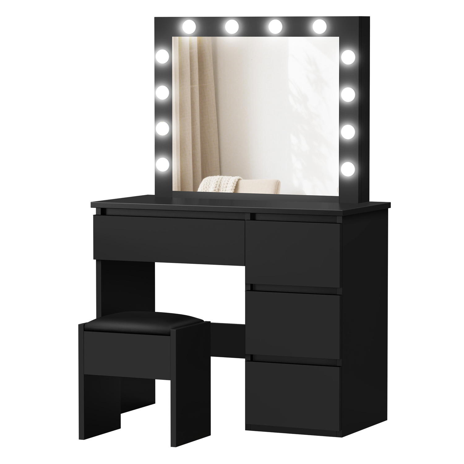 2 Piece Vehsa Dressing Table & Stool Set