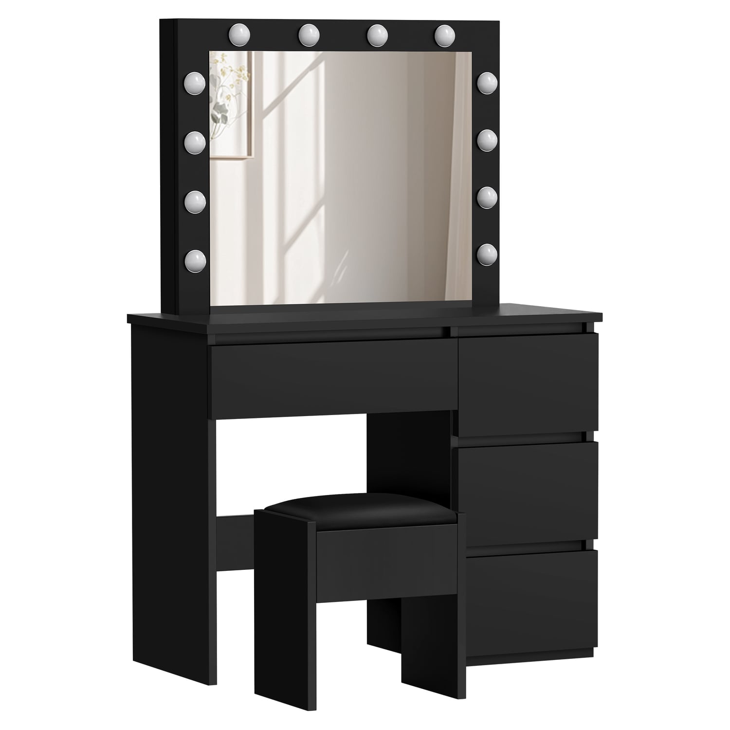 2 Piece Vehsa Dressing Table & Stool Set