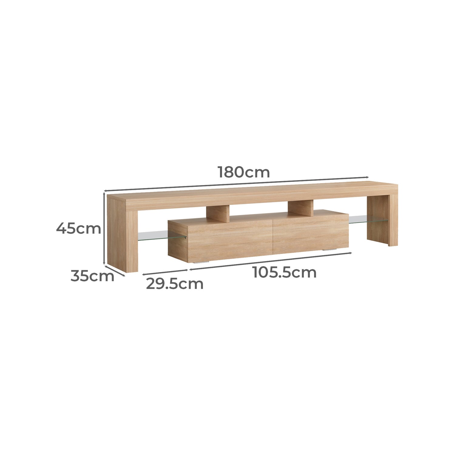 Caron LED Entertainment TV Unit