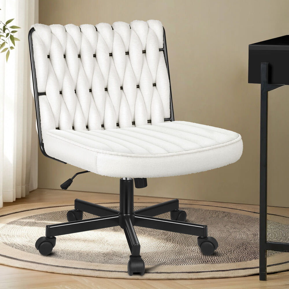 Eliska Boucle Swivel Home Office Chair