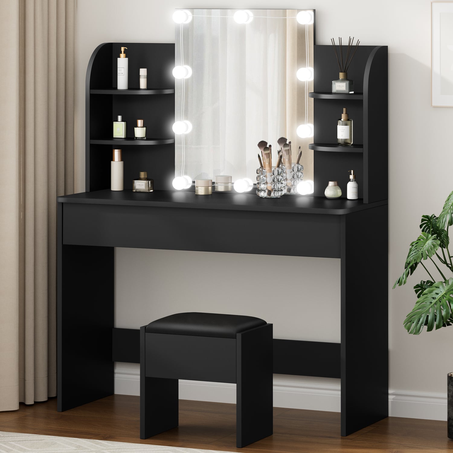 2 Piece Taimi Dressing Table & Stool Set