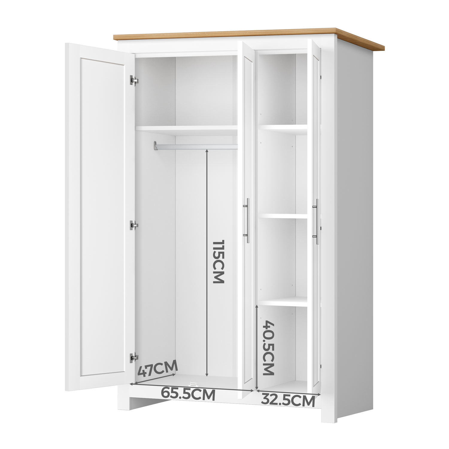 Layton 3 Door Wardrobe