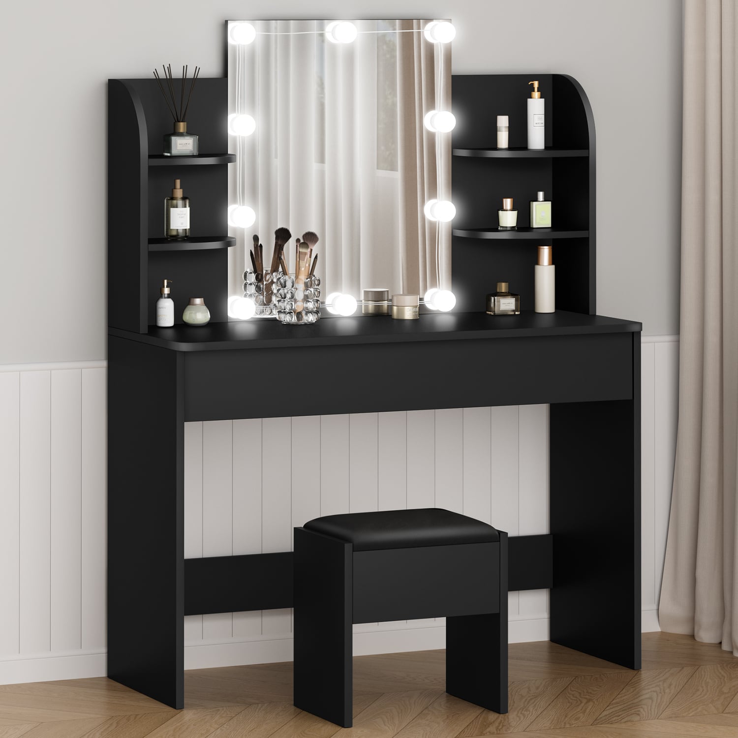 2 Piece Taimi Dressing Table & Stool Set