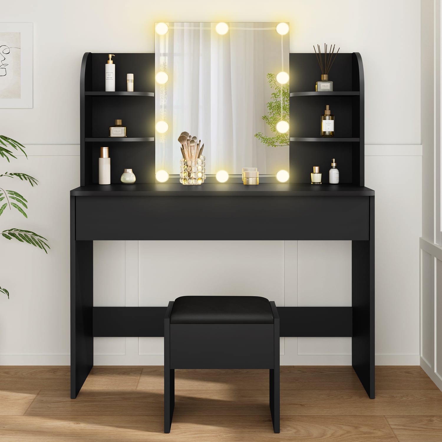 2 Piece Taimi Dressing Table & Stool Set