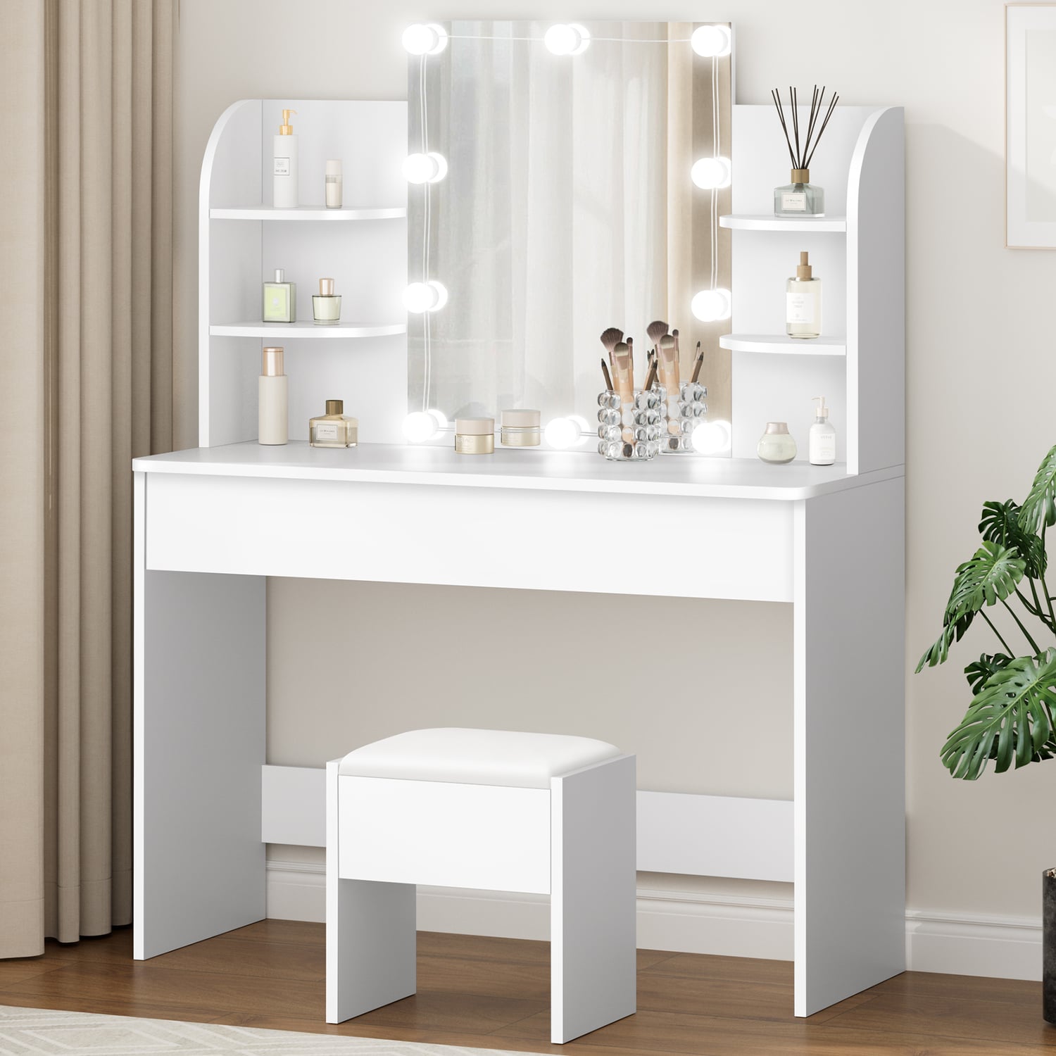 2 Piece Taimi Dressing Table & Stool Set