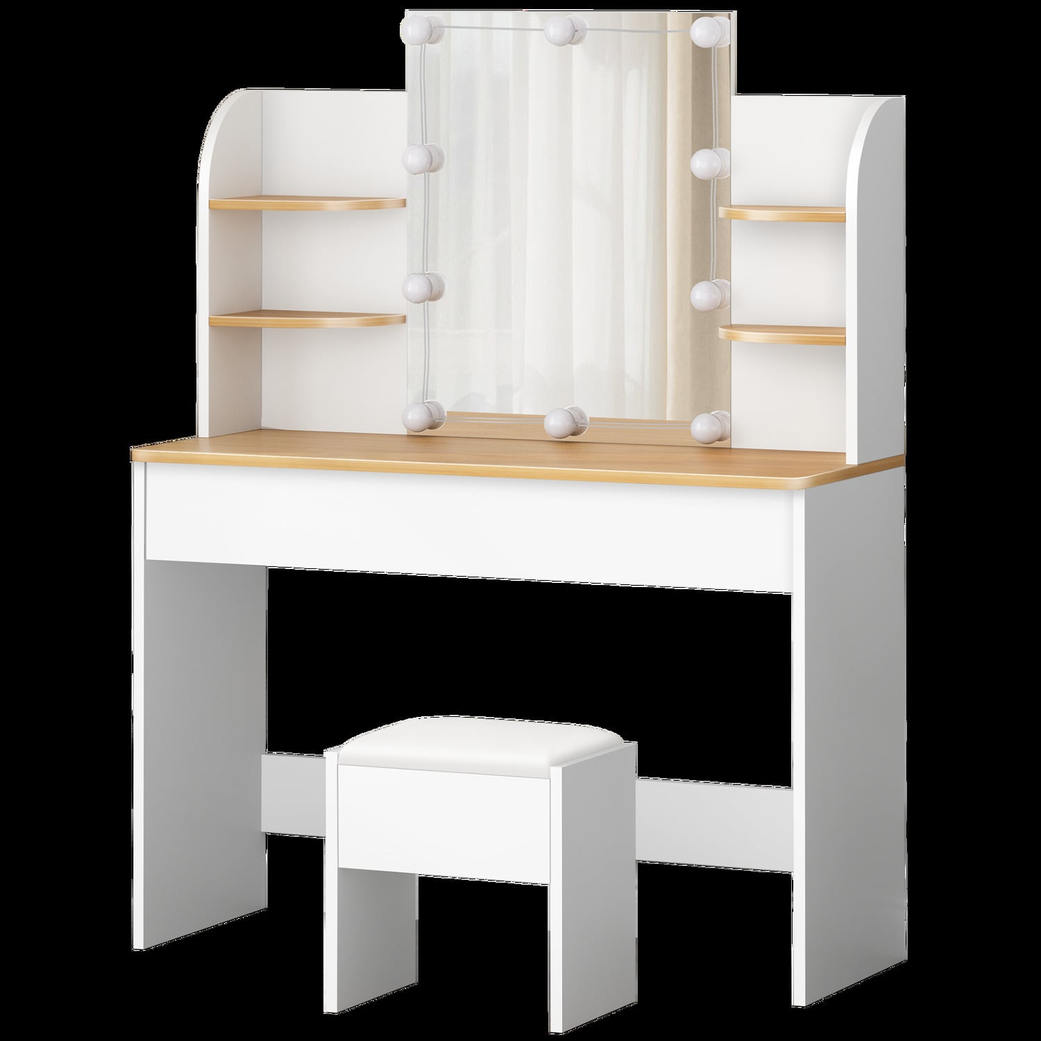 2 Piece Taimi Dressing Table & Stool Set
