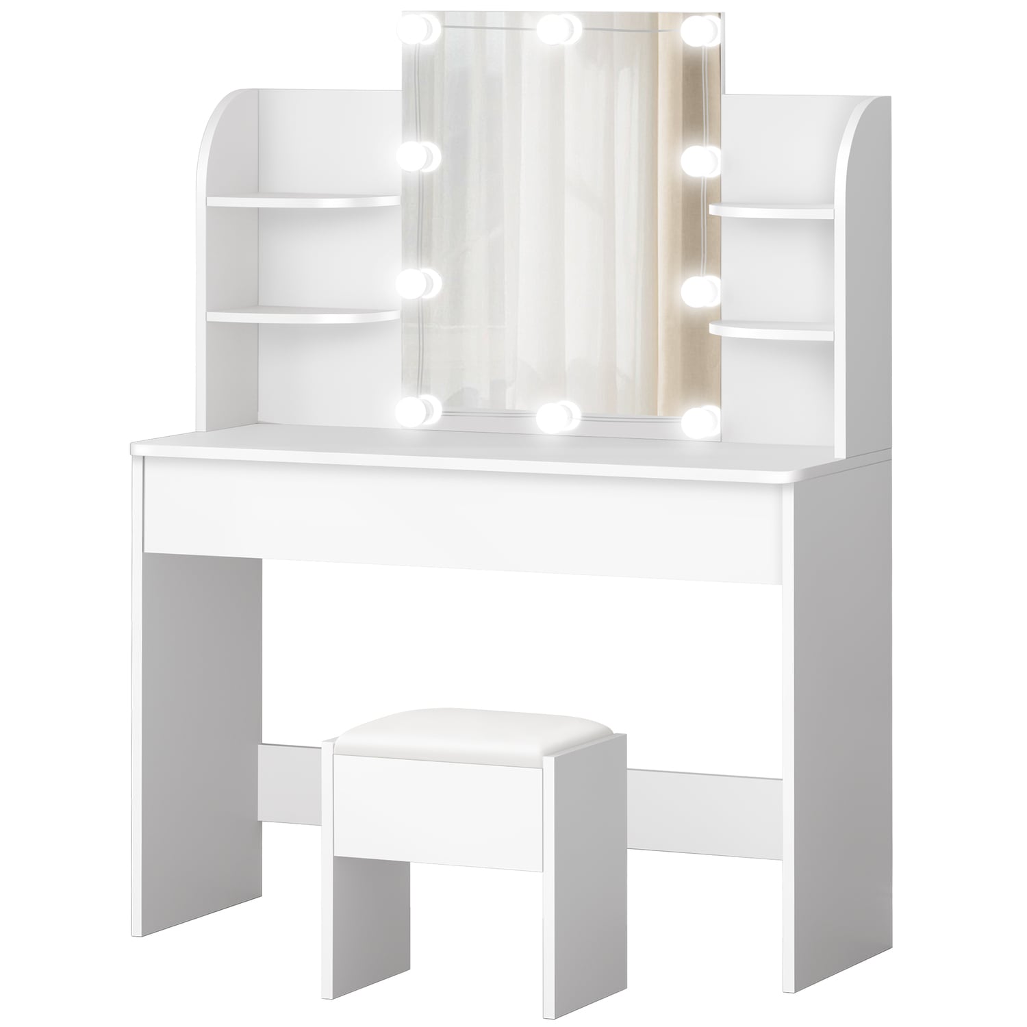 2 Piece Taimi Dressing Table & Stool Set