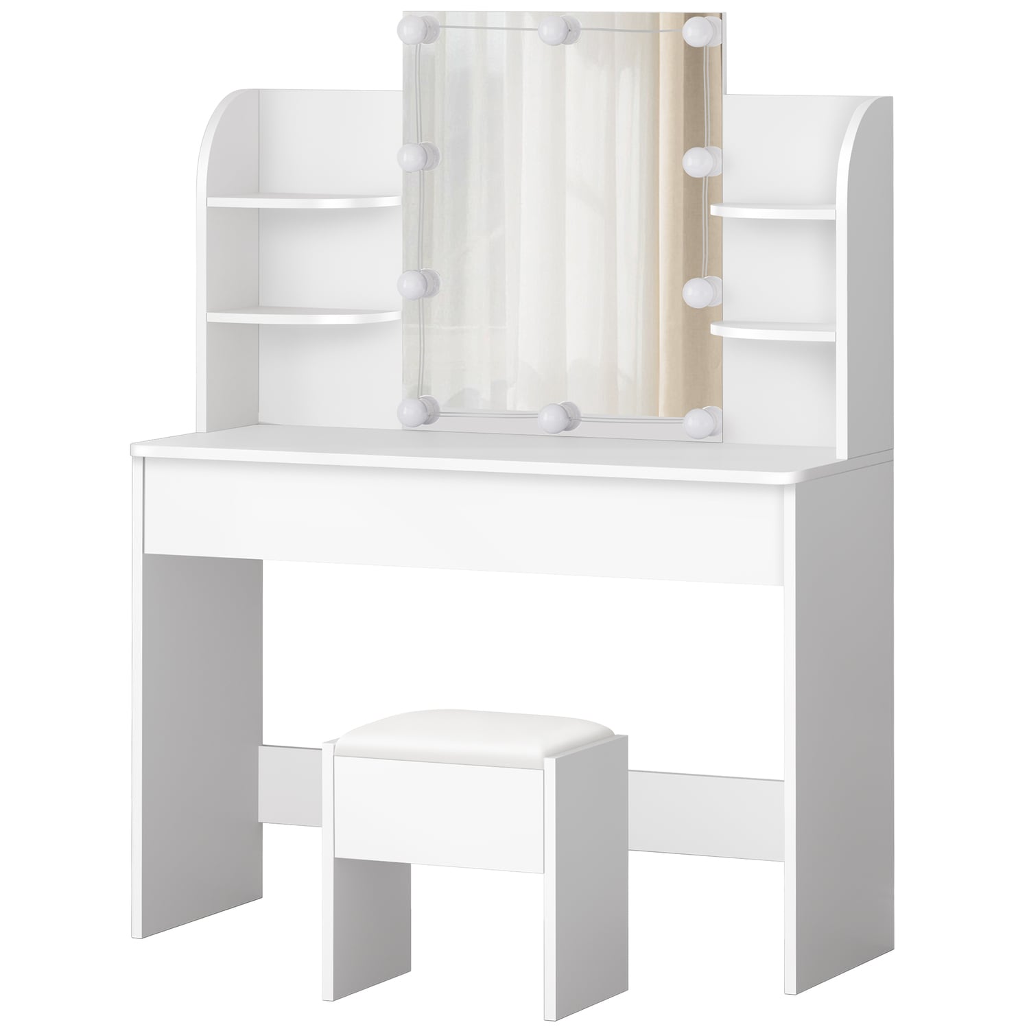 2 Piece Taimi Dressing Table & Stool Set