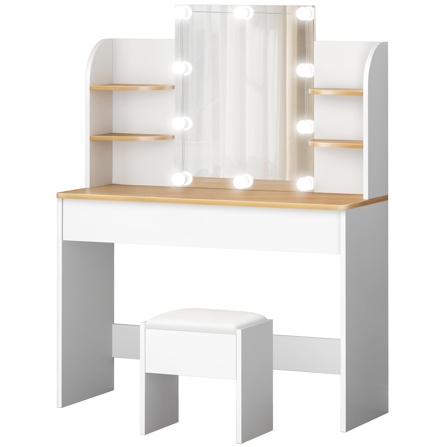 2 Piece Taimi Dressing Table & Stool Set