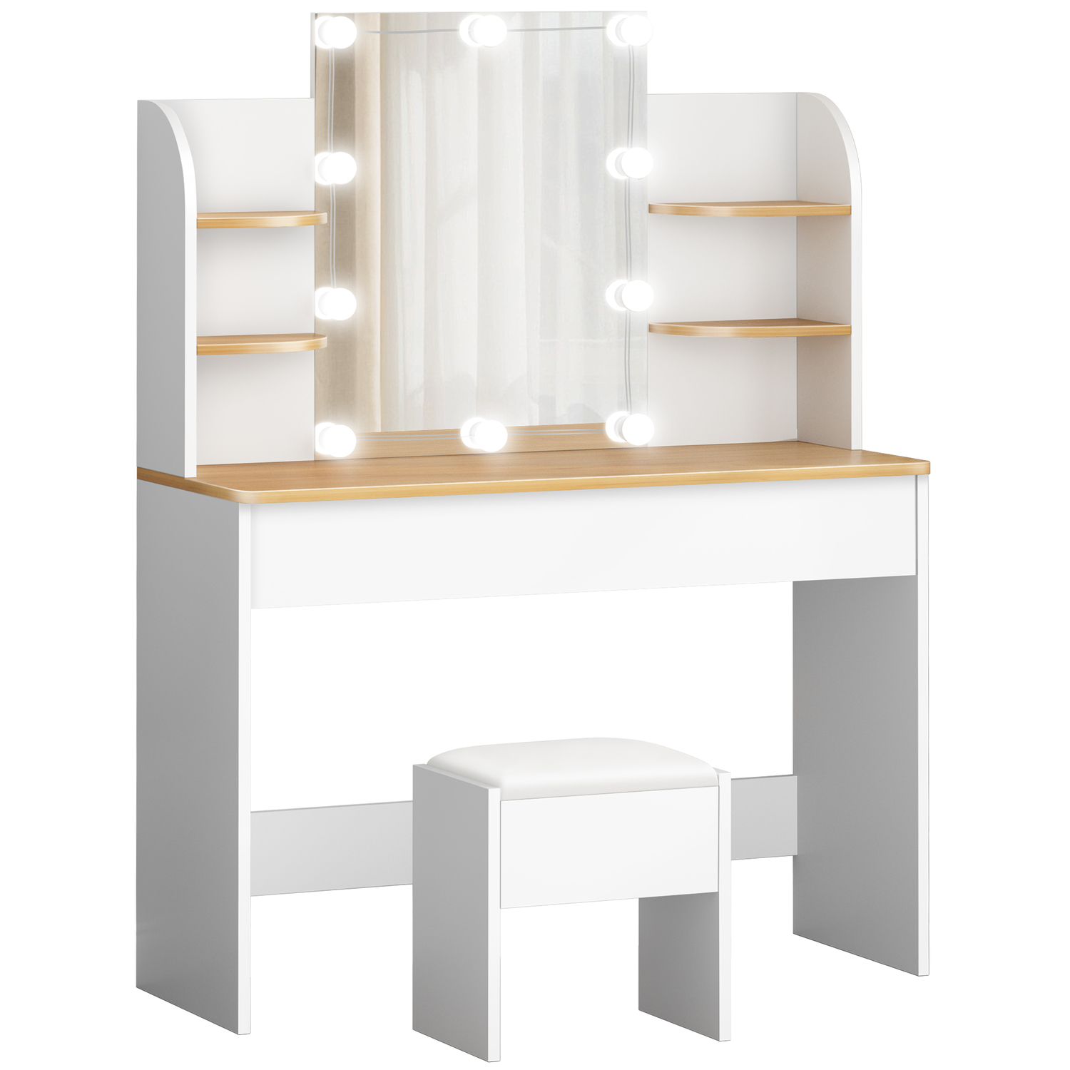 2 Piece Taimi Dressing Table & Stool Set
