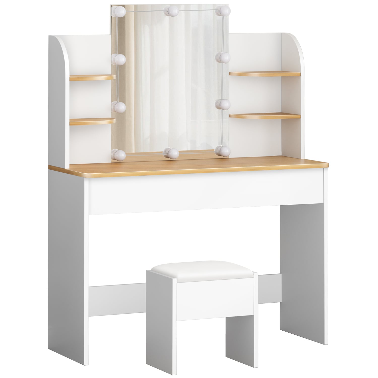 2 Piece Taimi Dressing Table & Stool Set