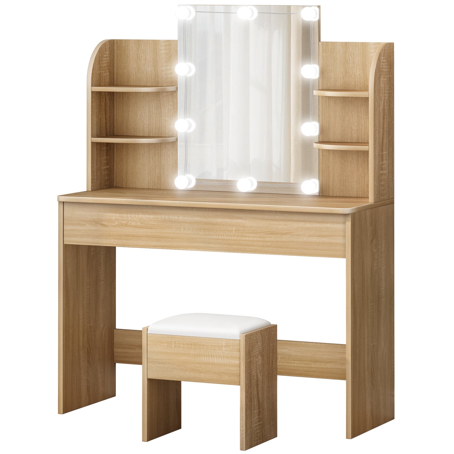2 Piece Taimi Dressing Table & Stool Set