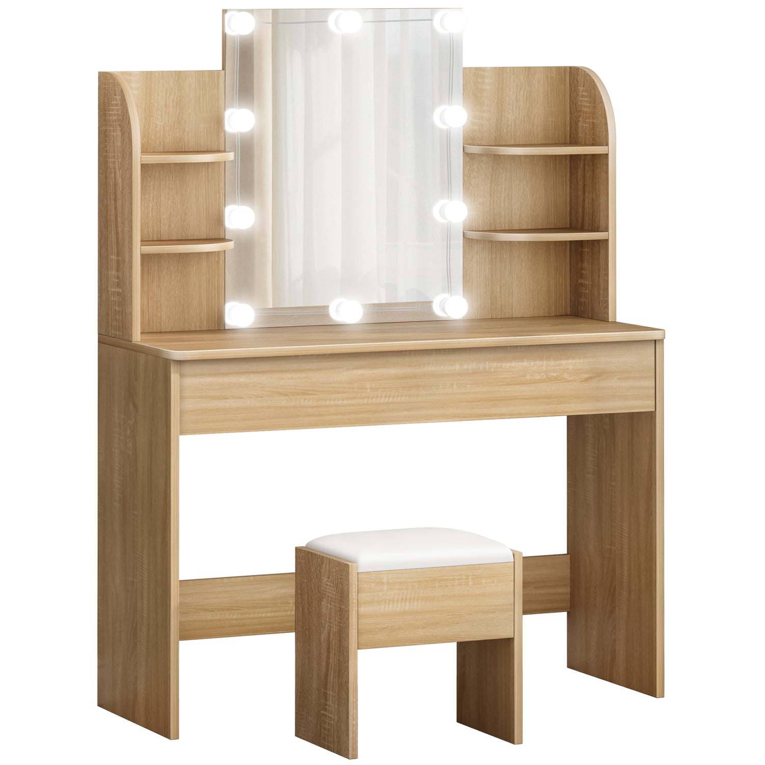 2 Piece Taimi Dressing Table & Stool Set
