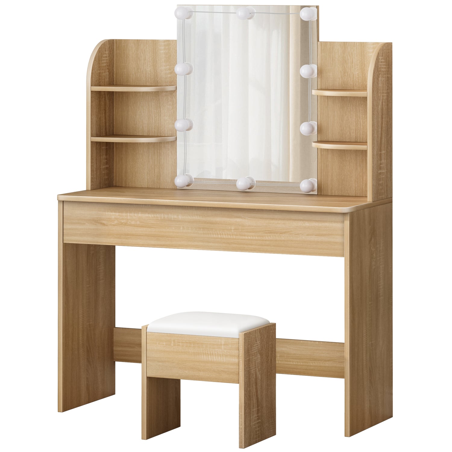 2 Piece Taimi Dressing Table & Stool Set