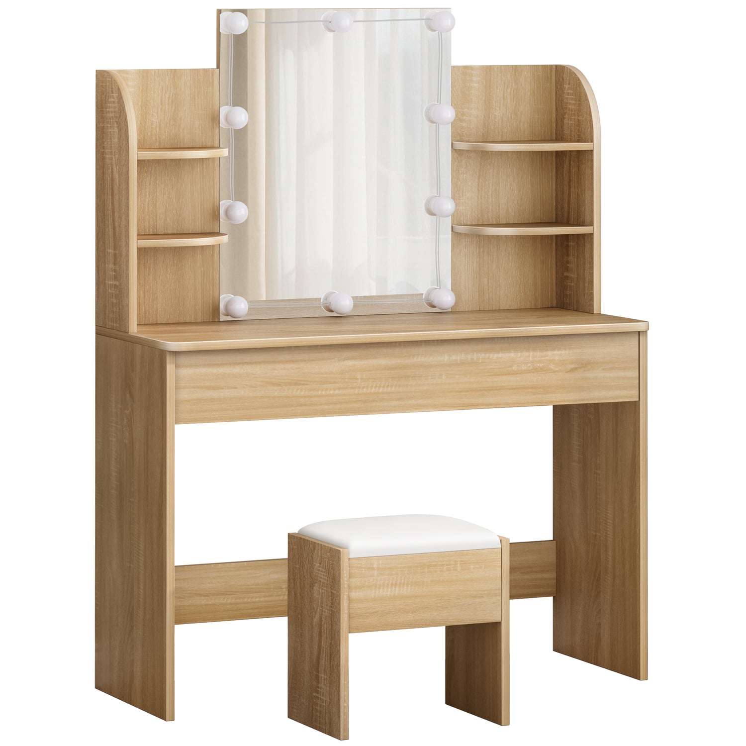 2 Piece Taimi Dressing Table & Stool Set