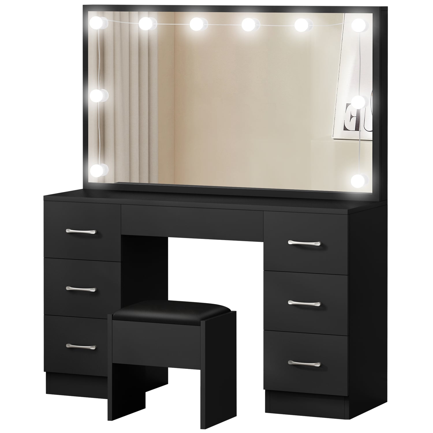 2 Piece Asse Dressing Table & Stool Set