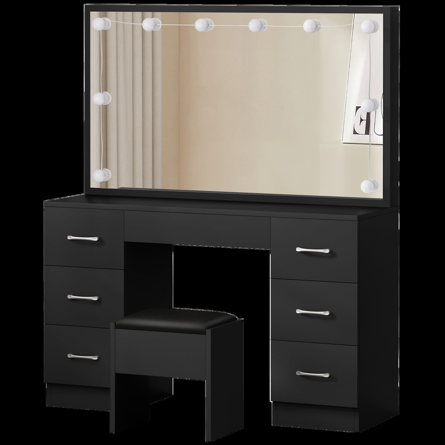 2 Piece Asse Dressing Table & Stool Set