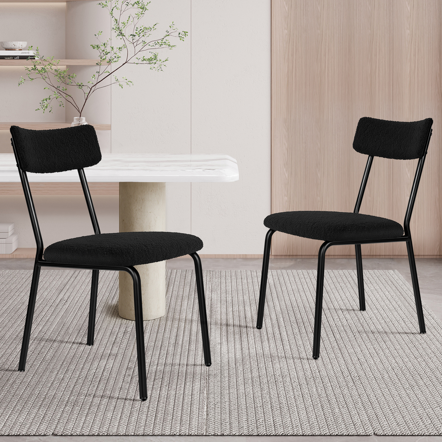 Sierra Teddy Velvet Dining Chairs