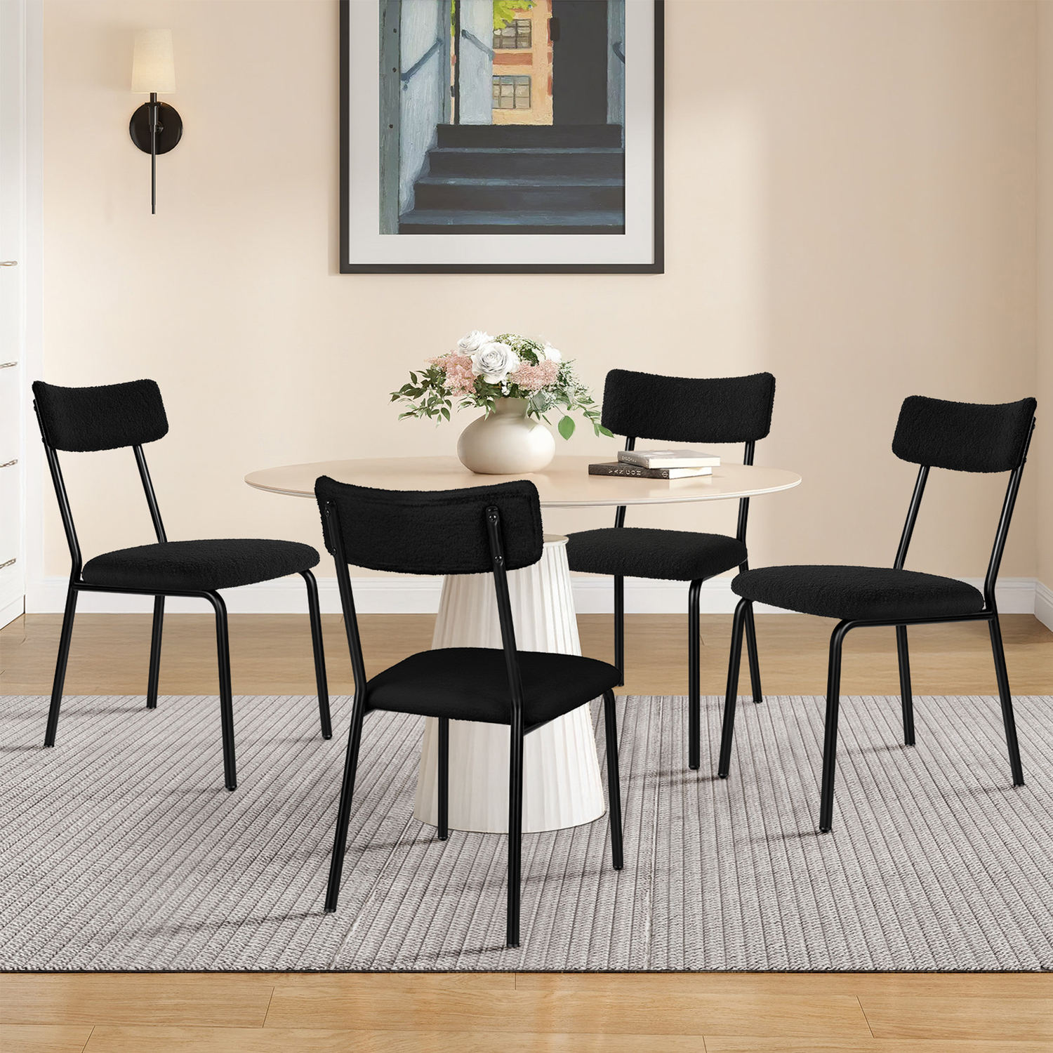 Sierra Teddy Velvet Dining Chairs