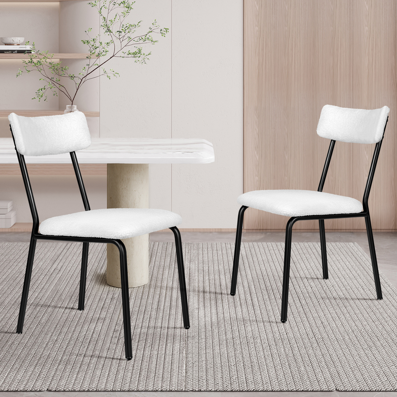 Sierra Teddy Velvet Dining Chairs
