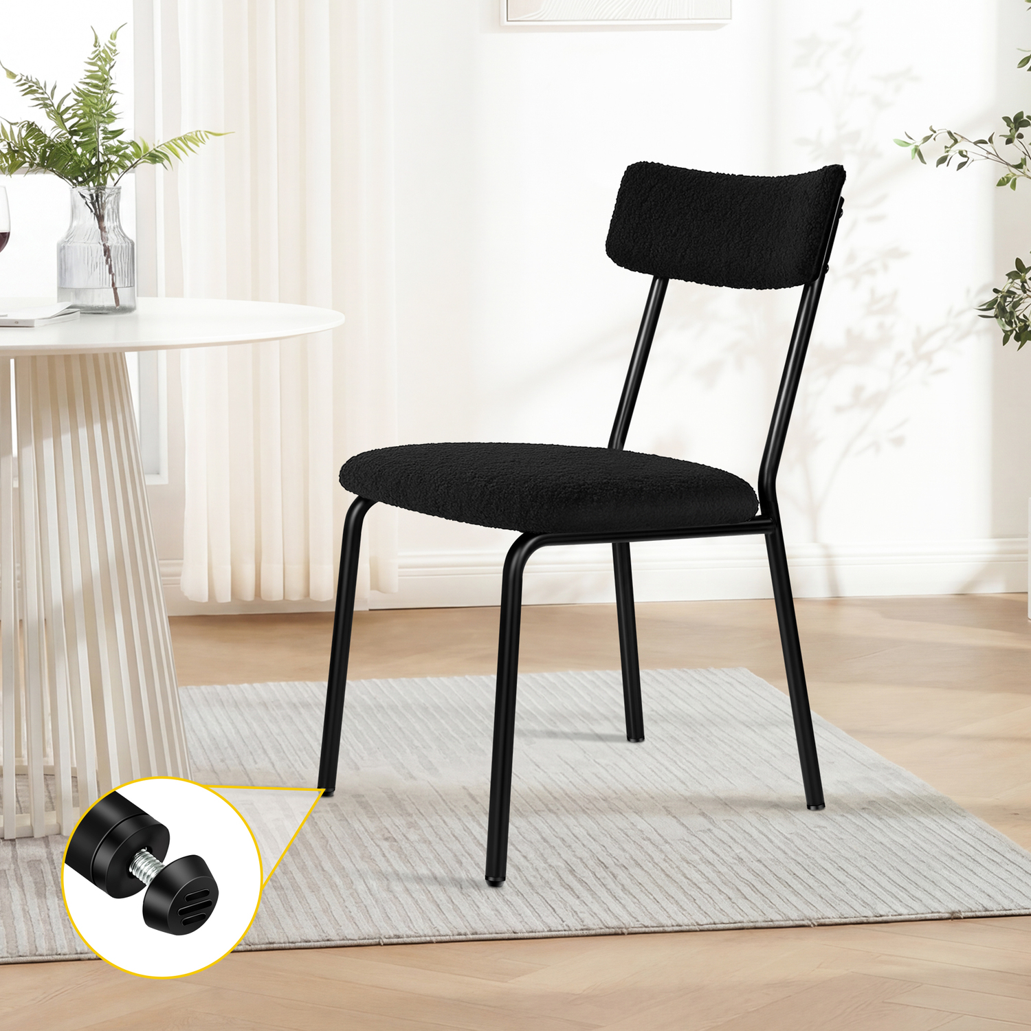 Sierra Teddy Velvet Dining Chairs
