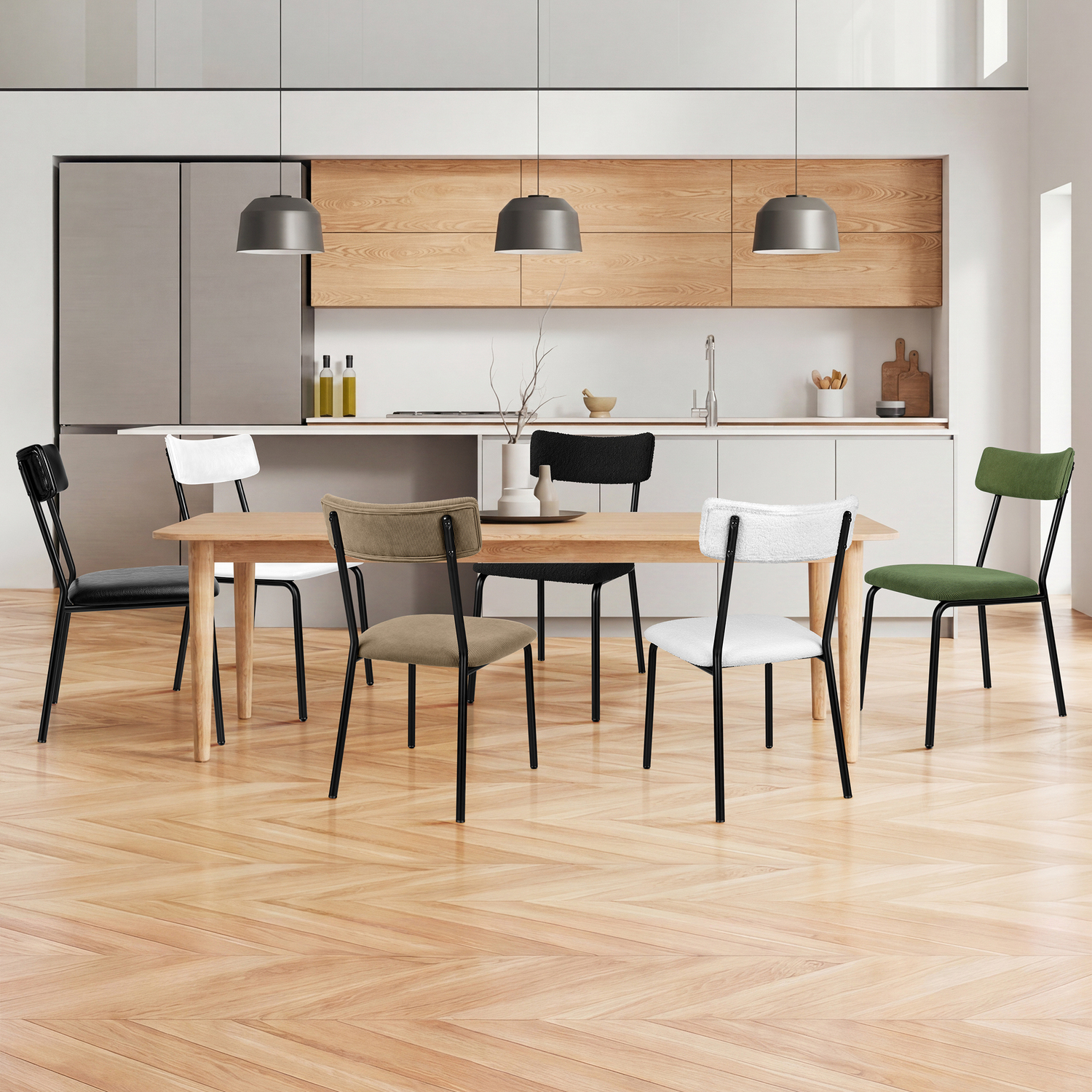 Sierra Teddy Velvet Dining Chairs