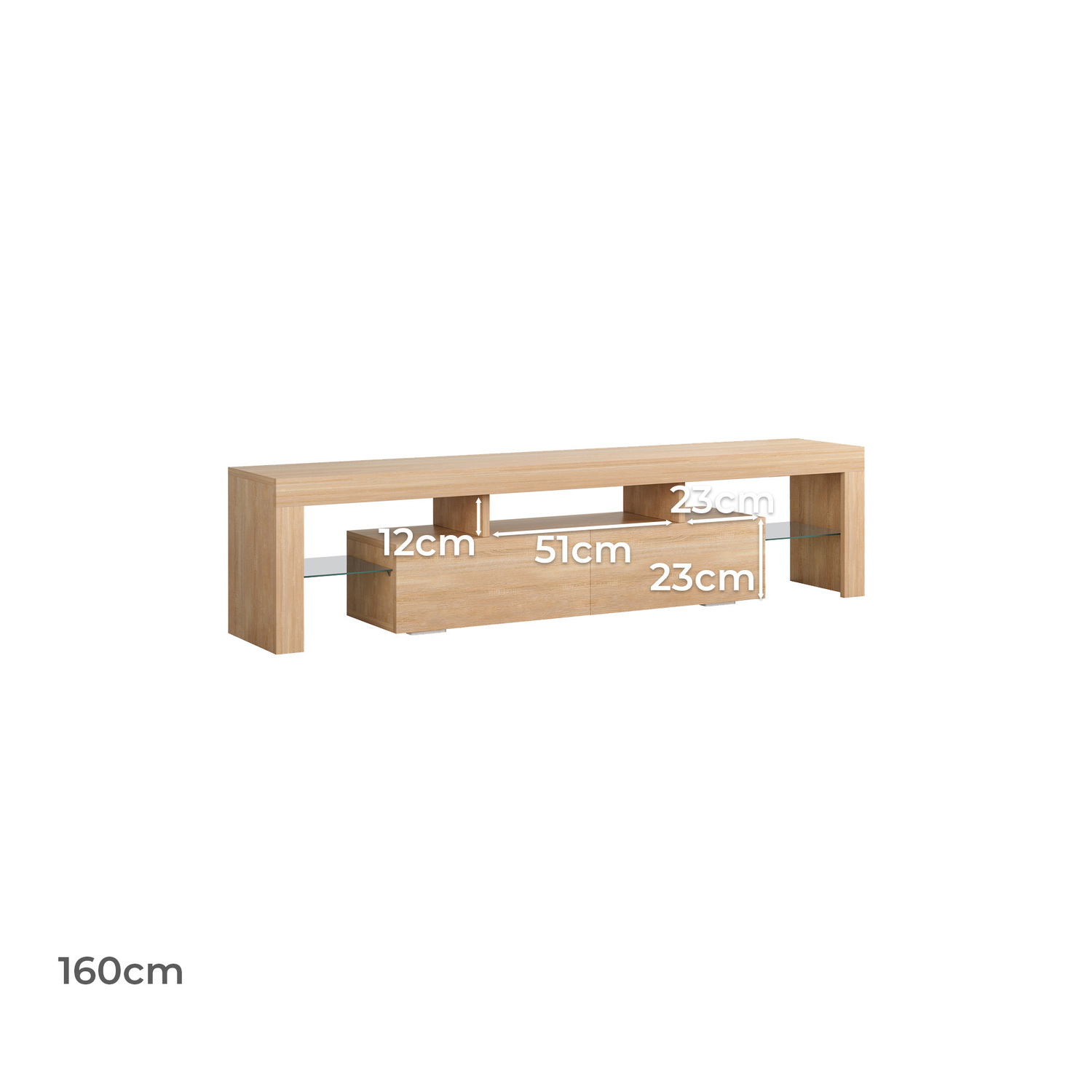 Caron LED Entertainment TV Unit
