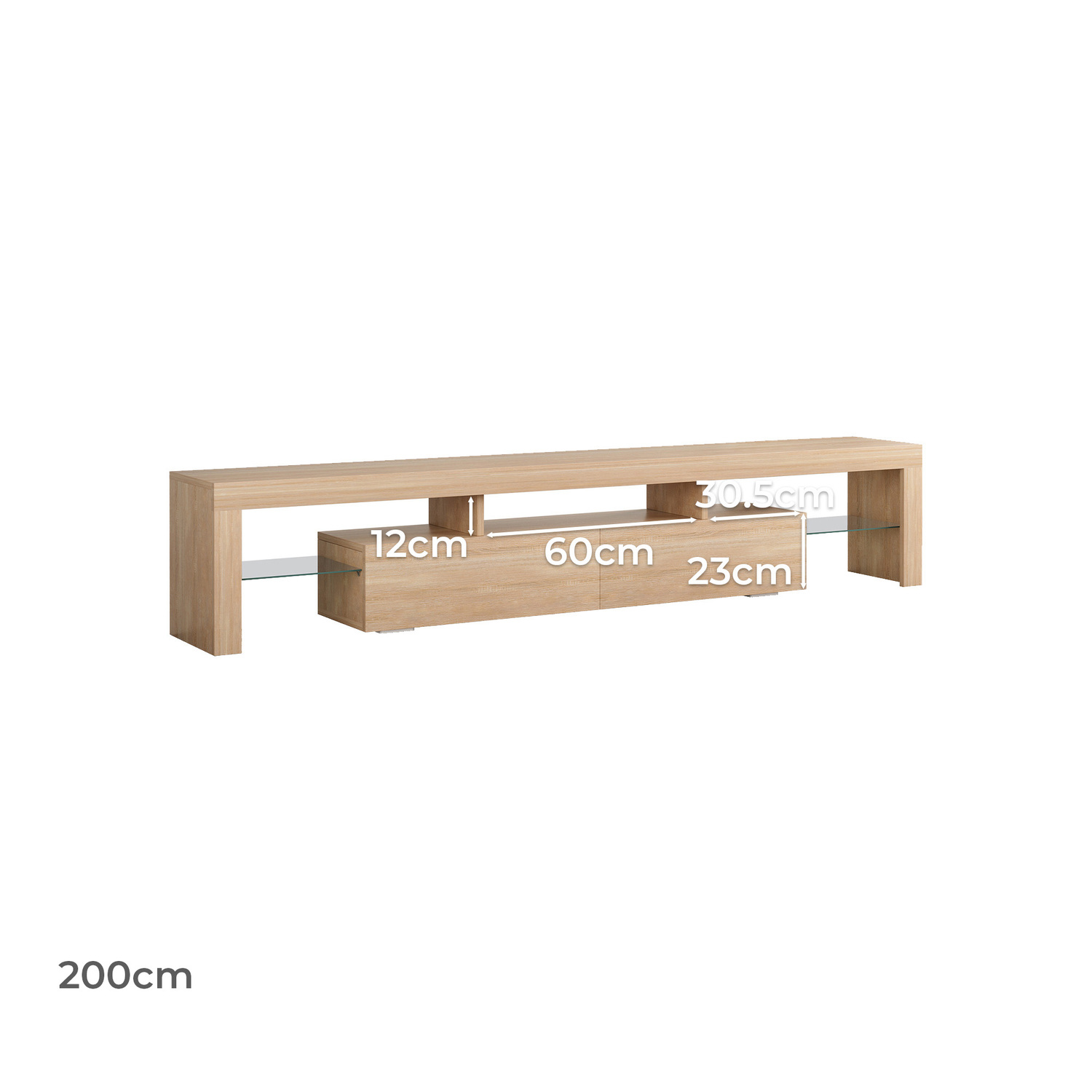 Caron LED Entertainment TV Unit