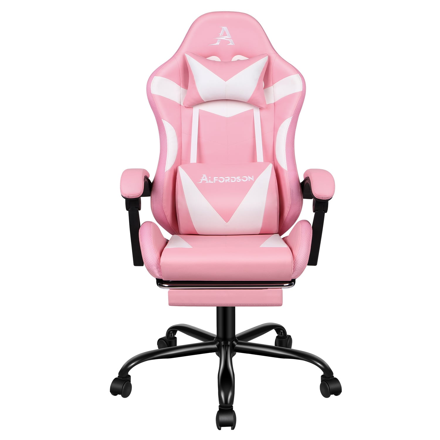 Delina LED Massage & Gaming Chair with Footrest