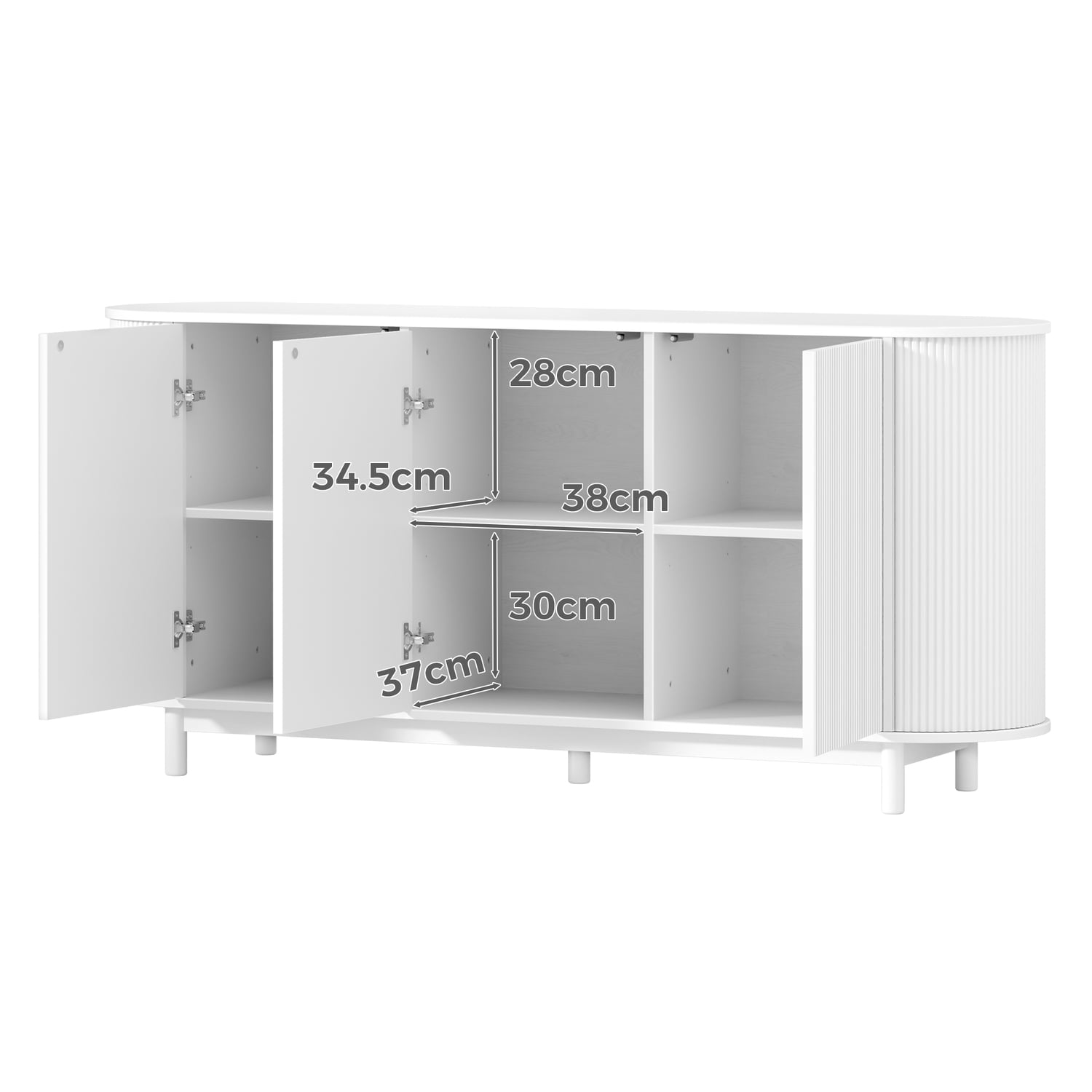 Rex 3 Door Sideboard Buffet