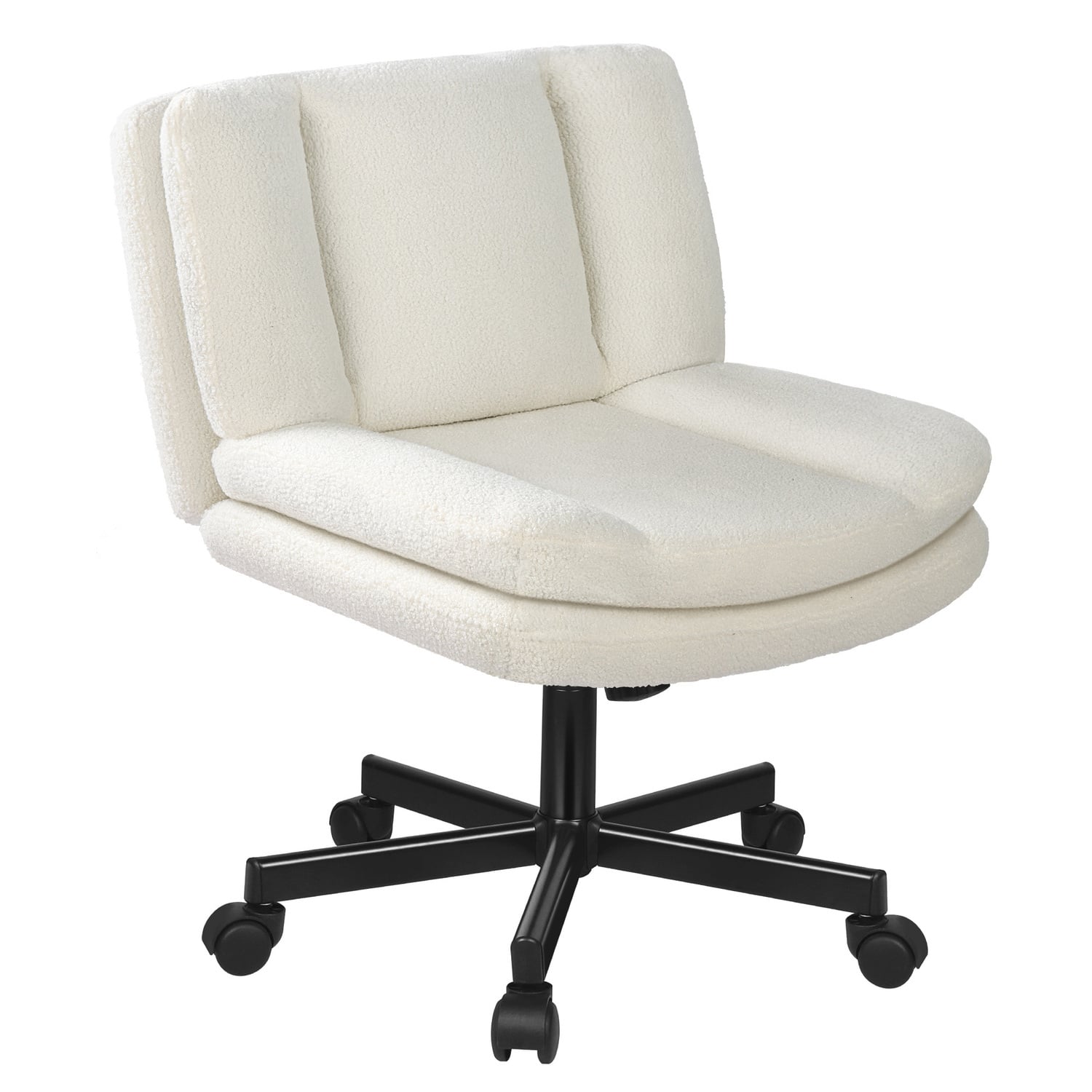 Portham Boucle Office Chair with Castors