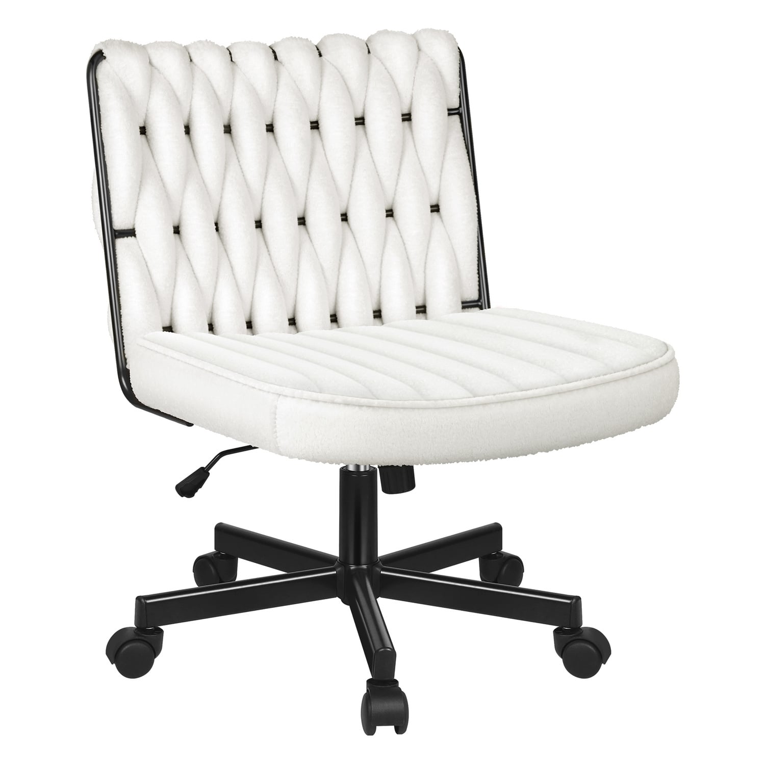 Eliska Boucle Swivel Home Office Chair