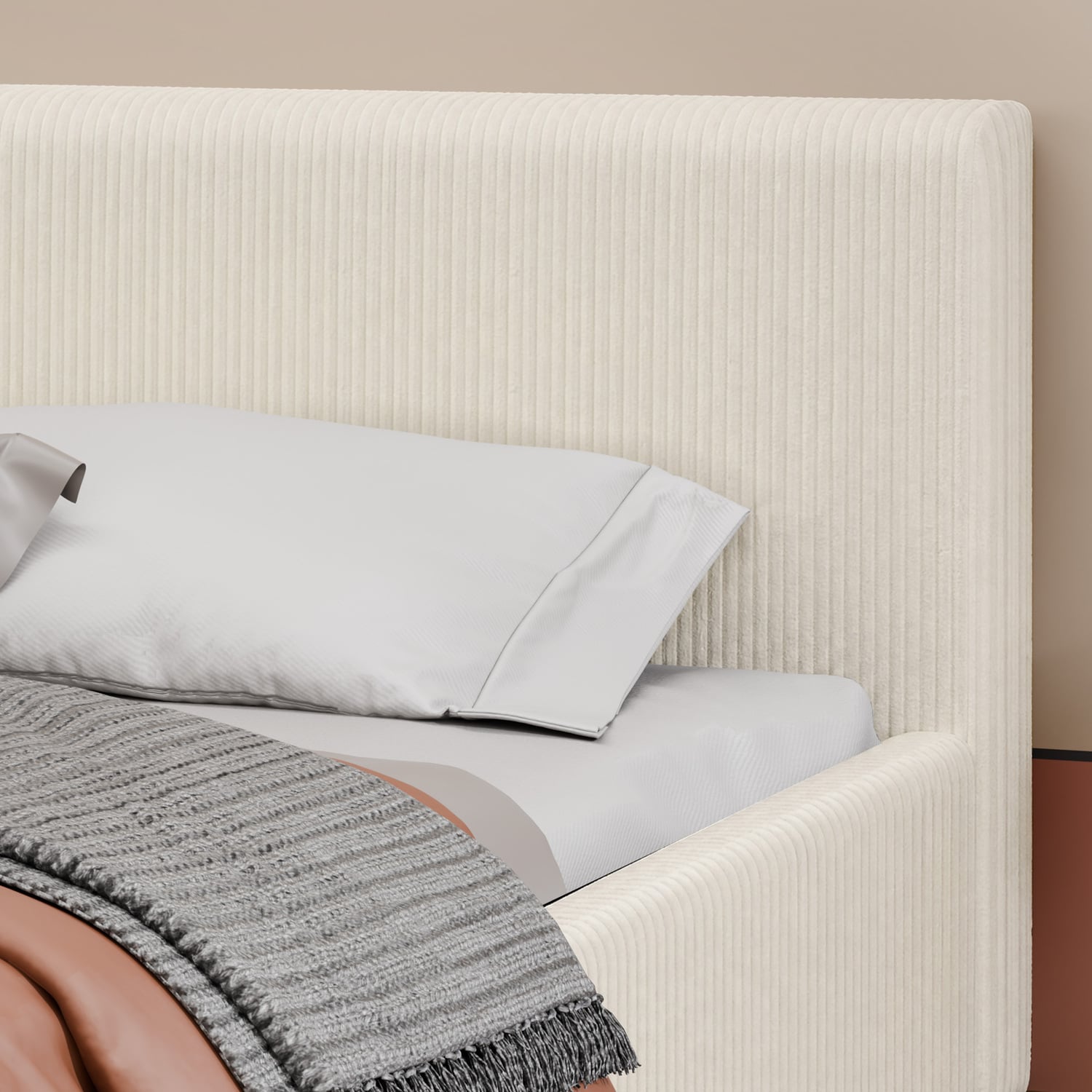 Adeline Corduroy Bed Frame