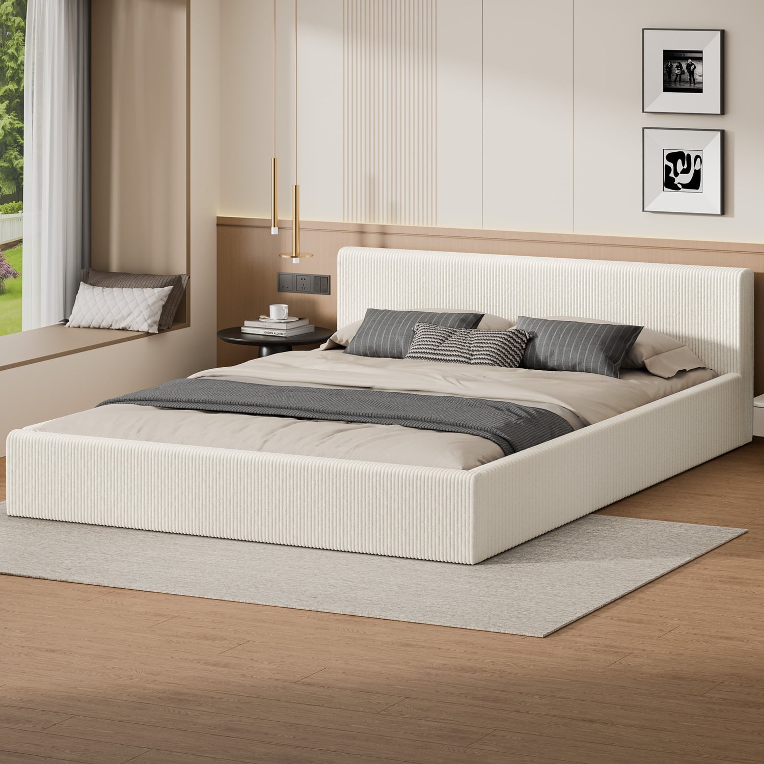 Adeline Corduroy Bed Frame