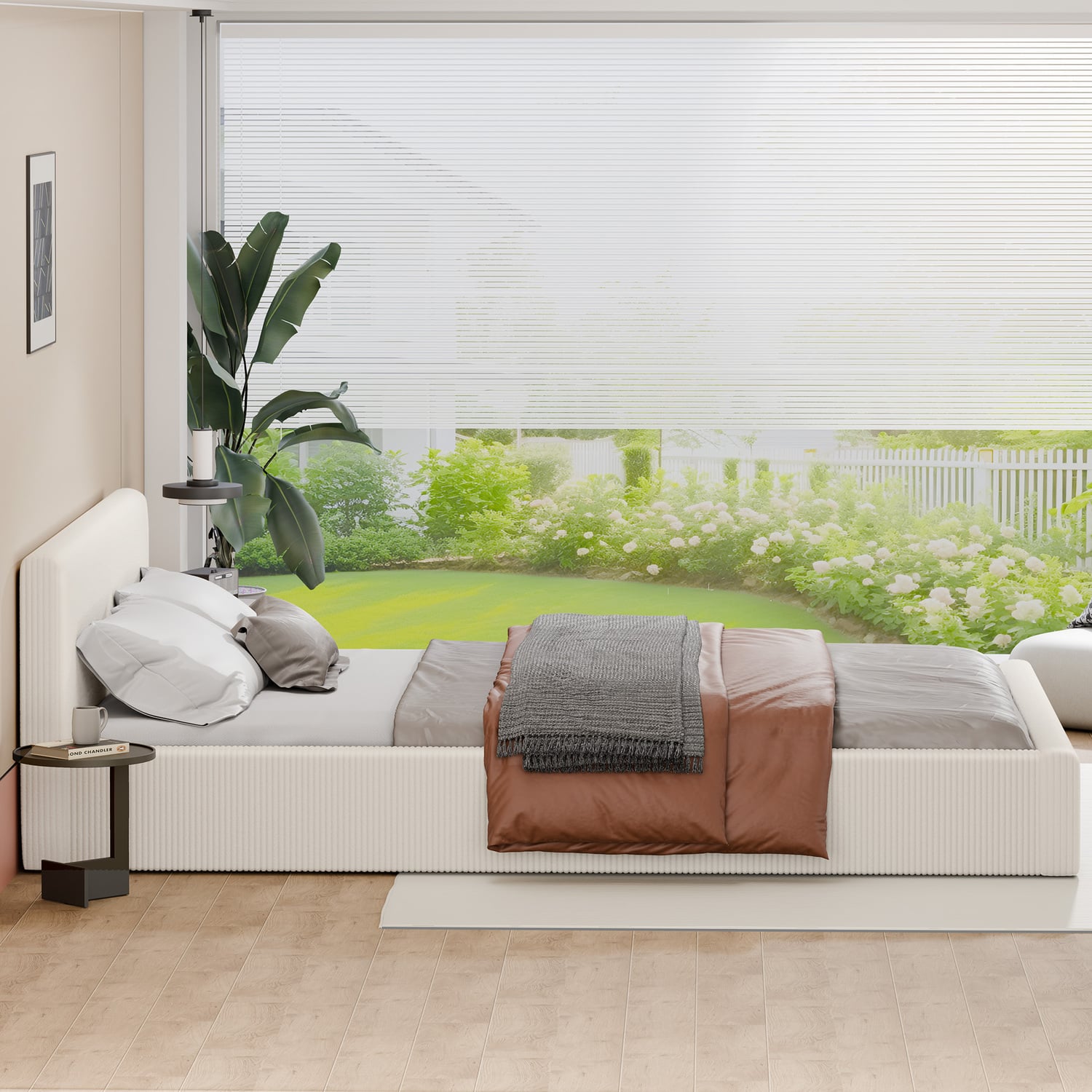 Adeline Corduroy Bed Frame