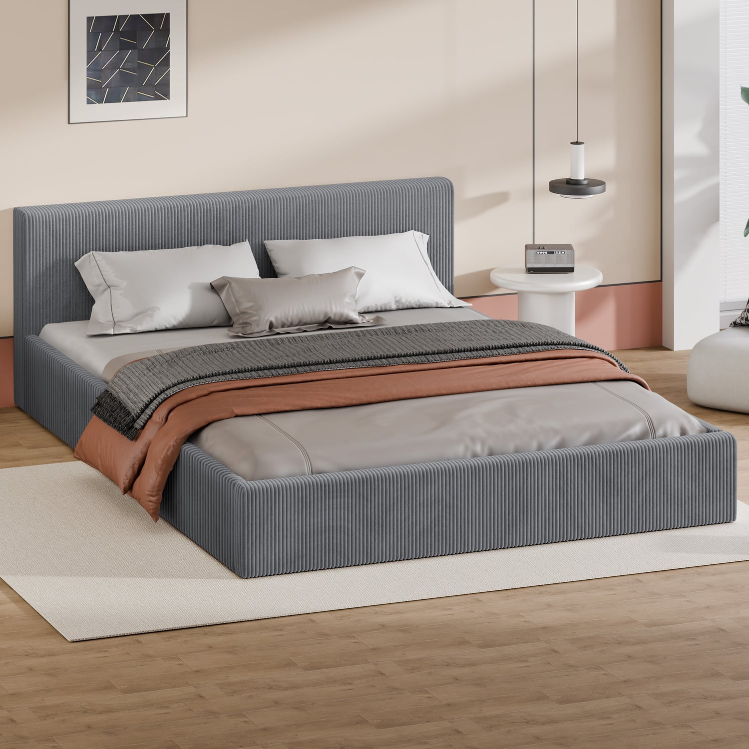 Adeline Corduroy Bed Frame