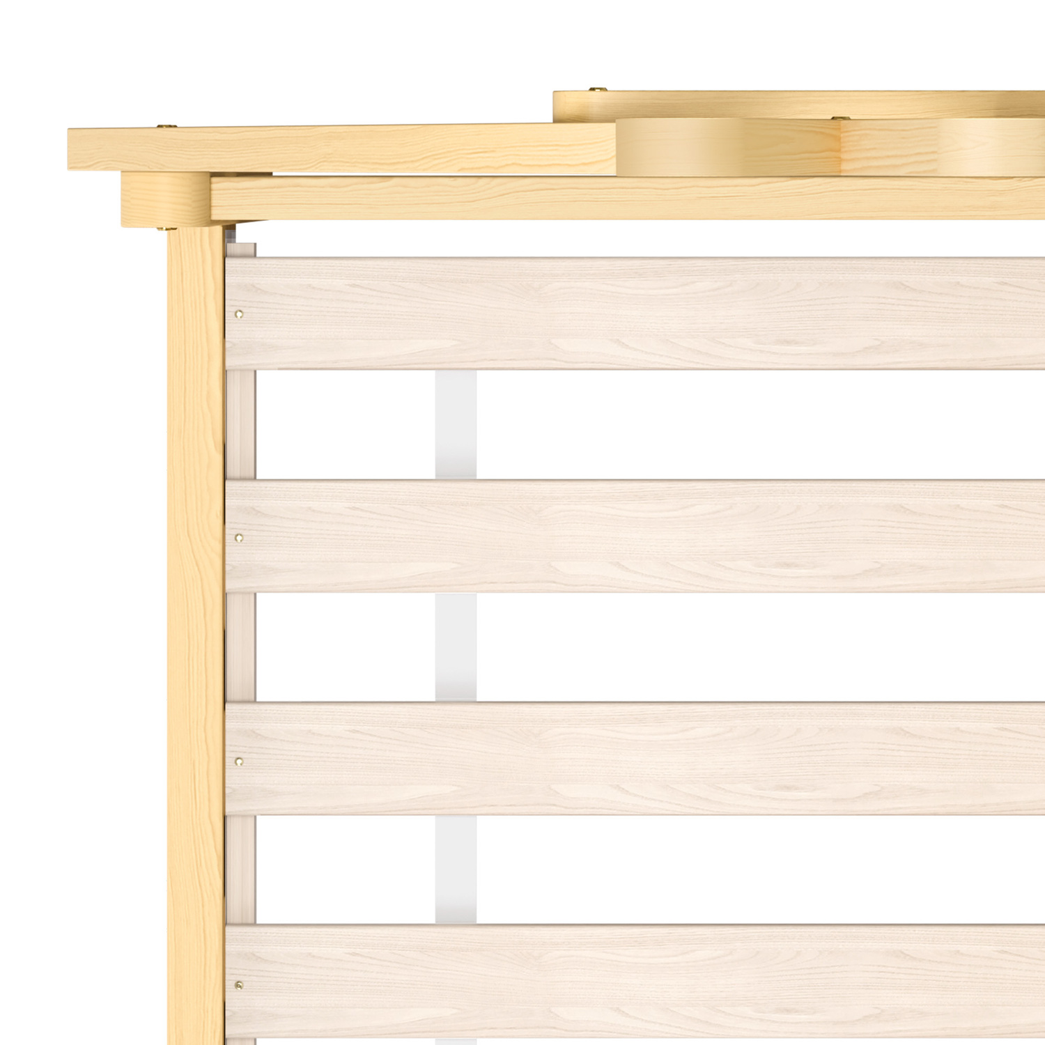 Citali Pine Wood Teepee Single Bed Frame