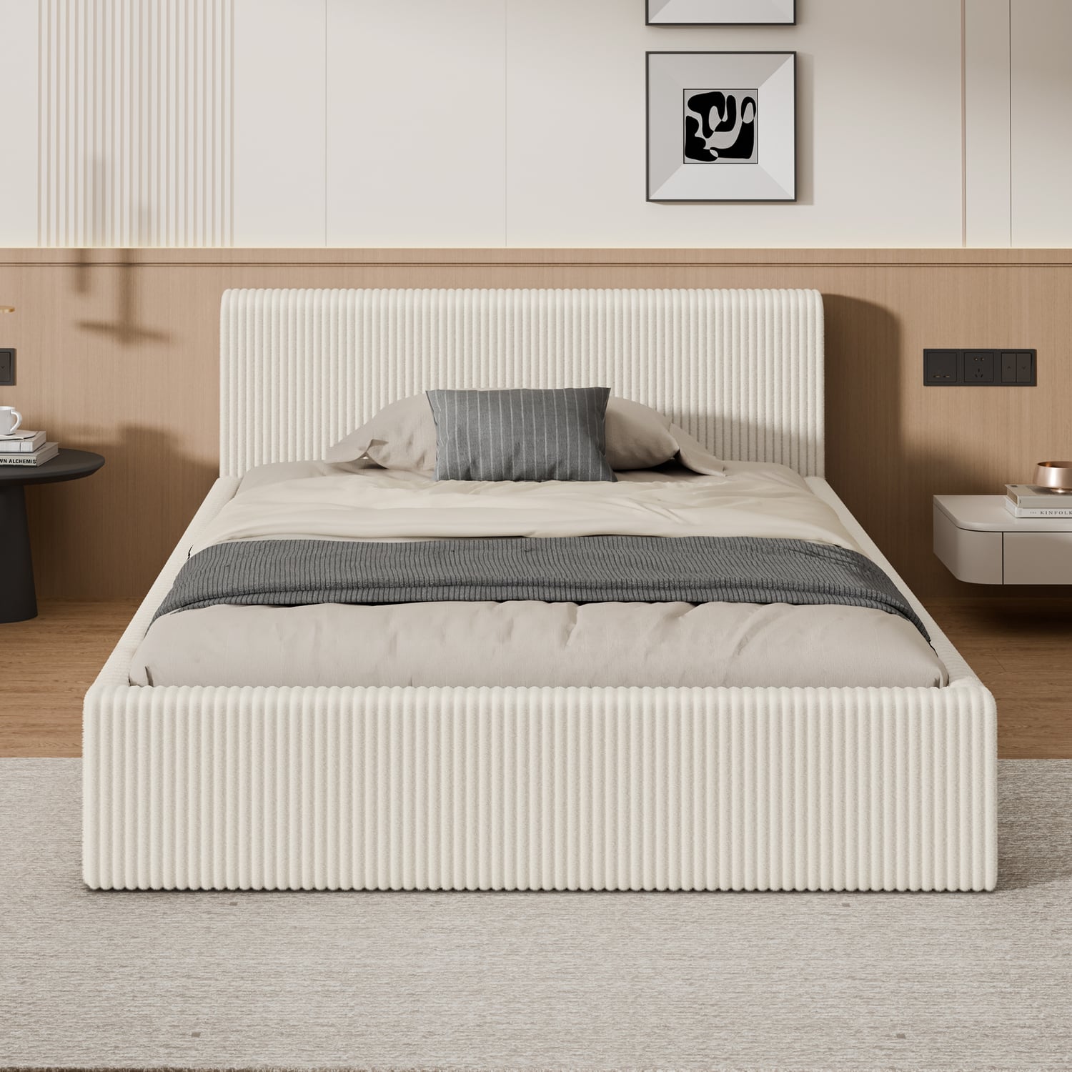 Adeline Corduroy Bed Frame