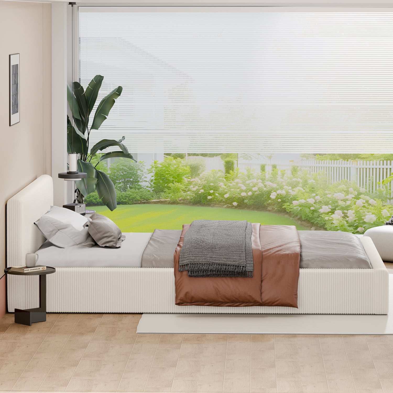 Adeline Corduroy Bed Frame