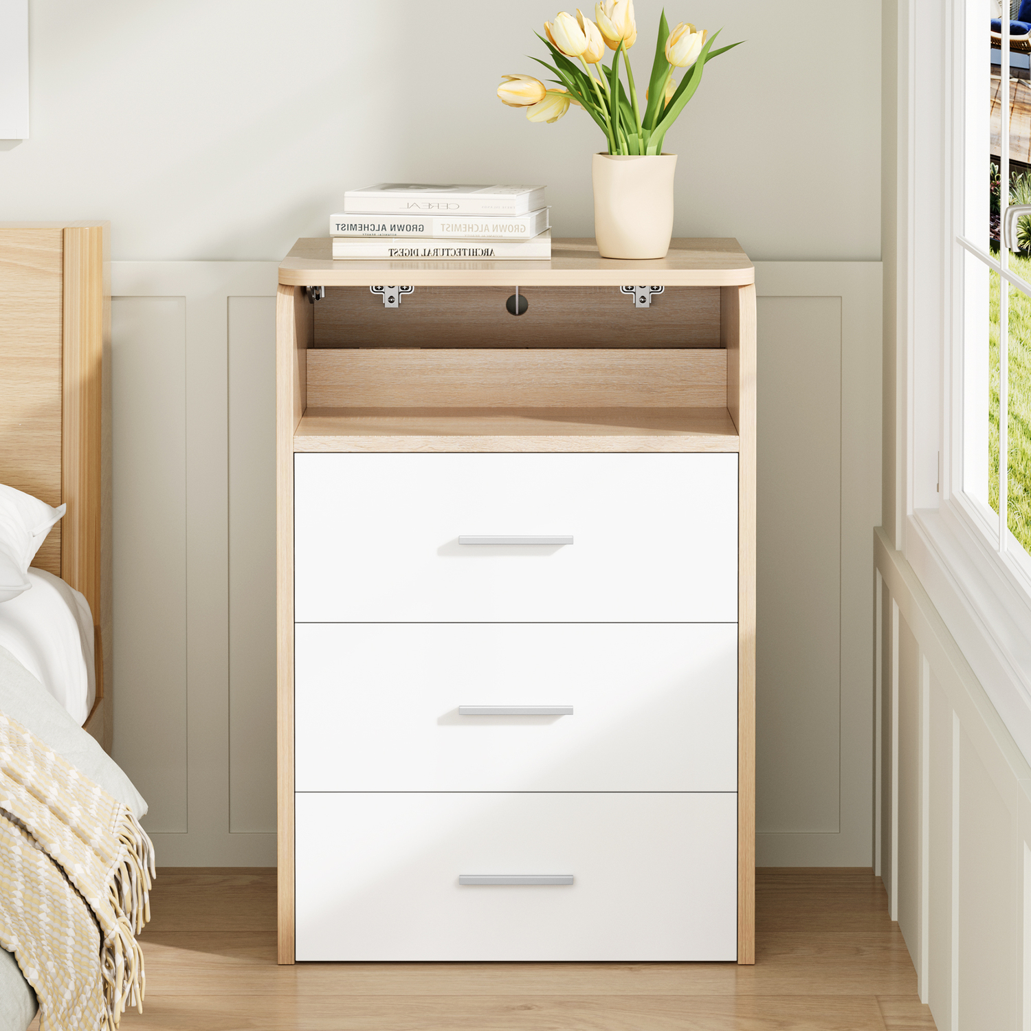 2 Piece Cassian LED Dressing Table & Stool Set