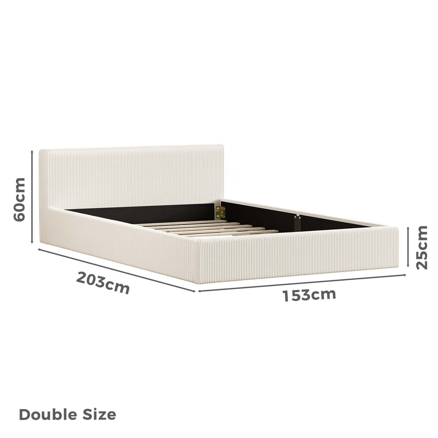 Adeline Corduroy Bed Frame