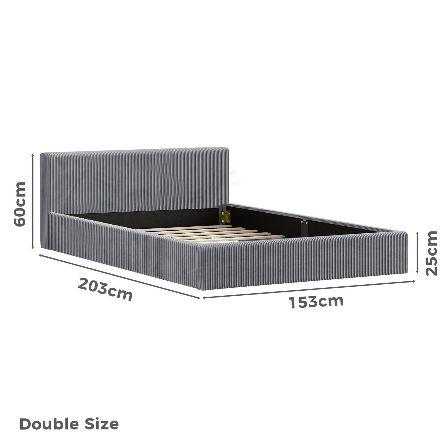 Adeline Corduroy Bed Frame