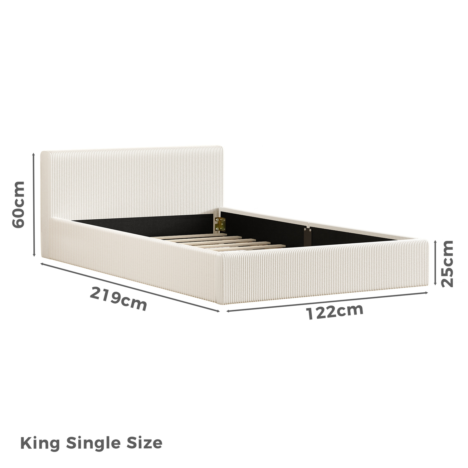 Adeline Corduroy Bed Frame