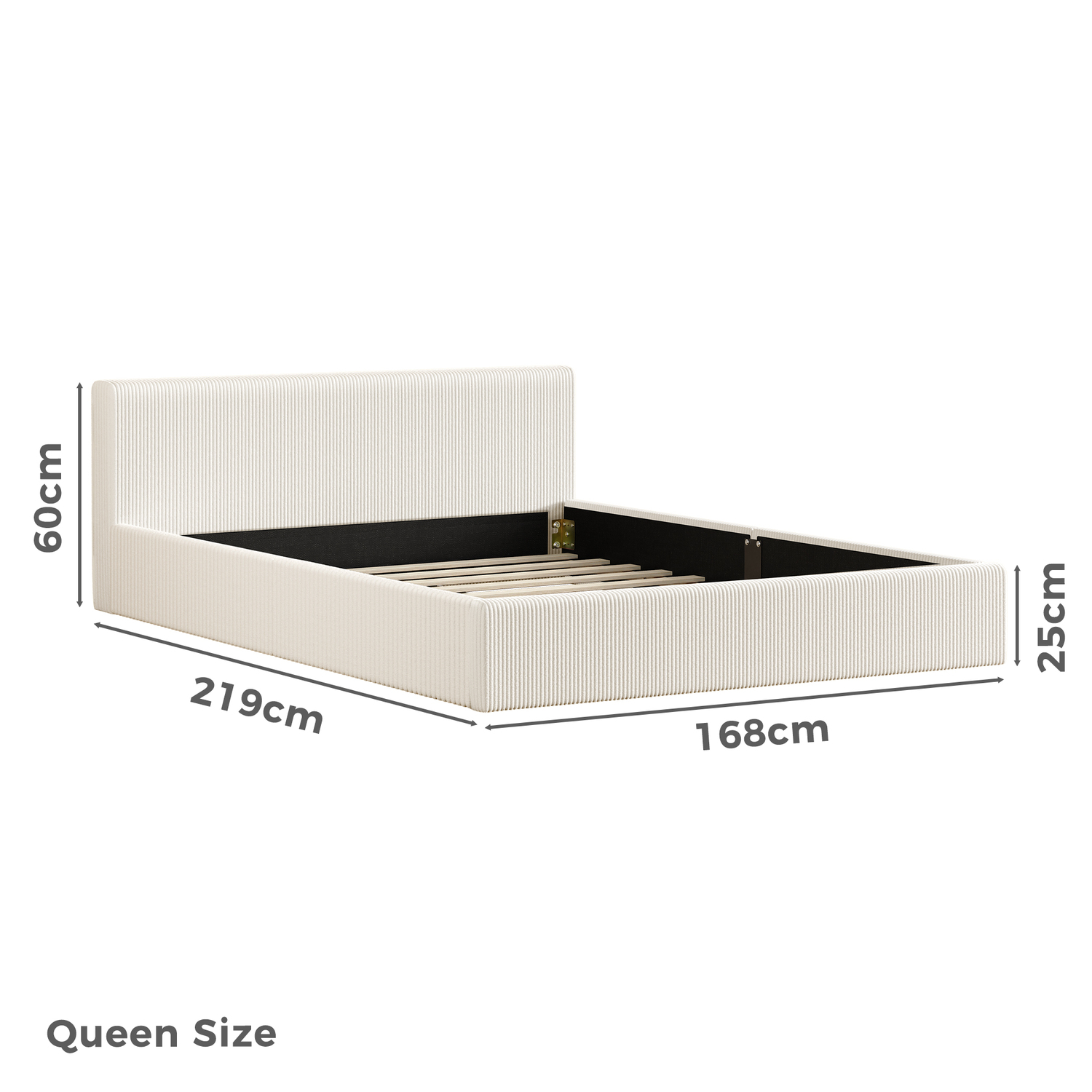 Adeline Corduroy Bed Frame