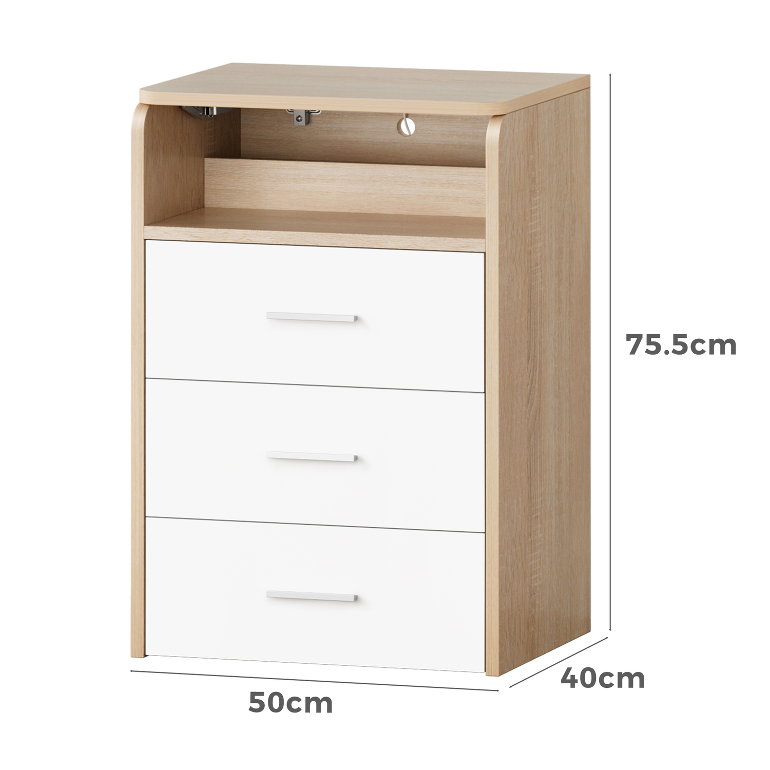 2 Piece Cassian LED Dressing Table & Stool Set