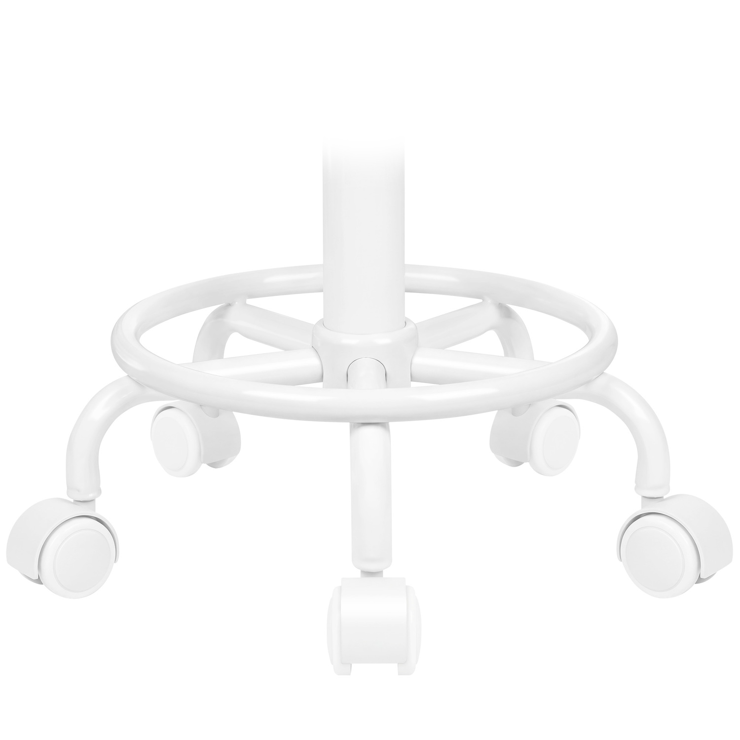 Lora Faux Leather Salon Stool