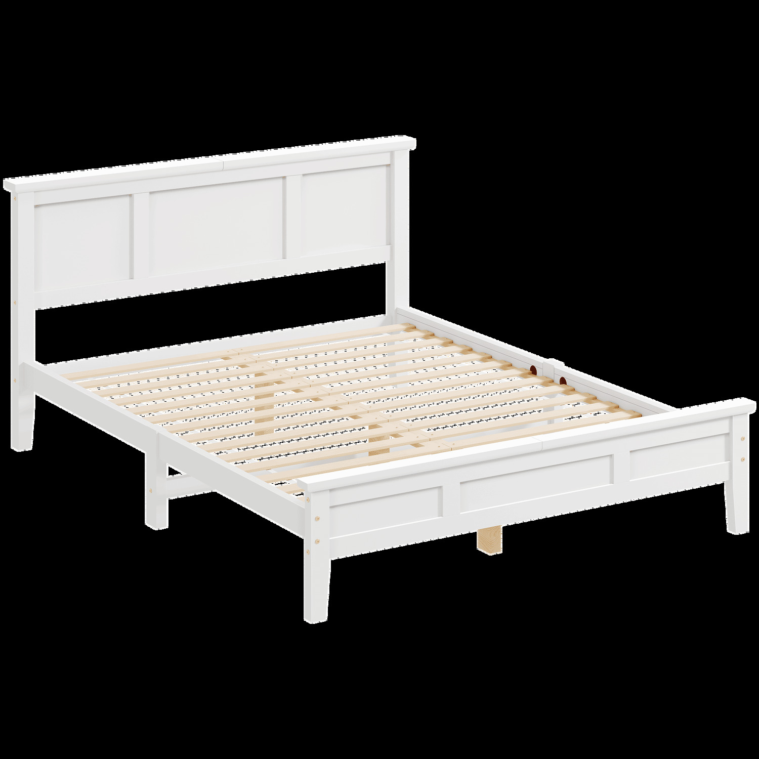 Norris Pine Wood Platform Bed