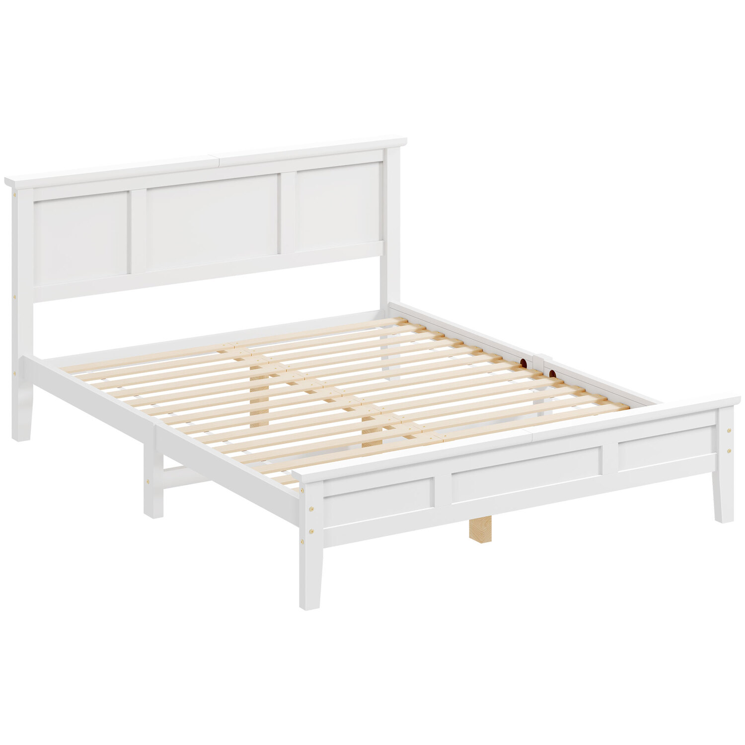 Norris Pine Wood Platform Bed