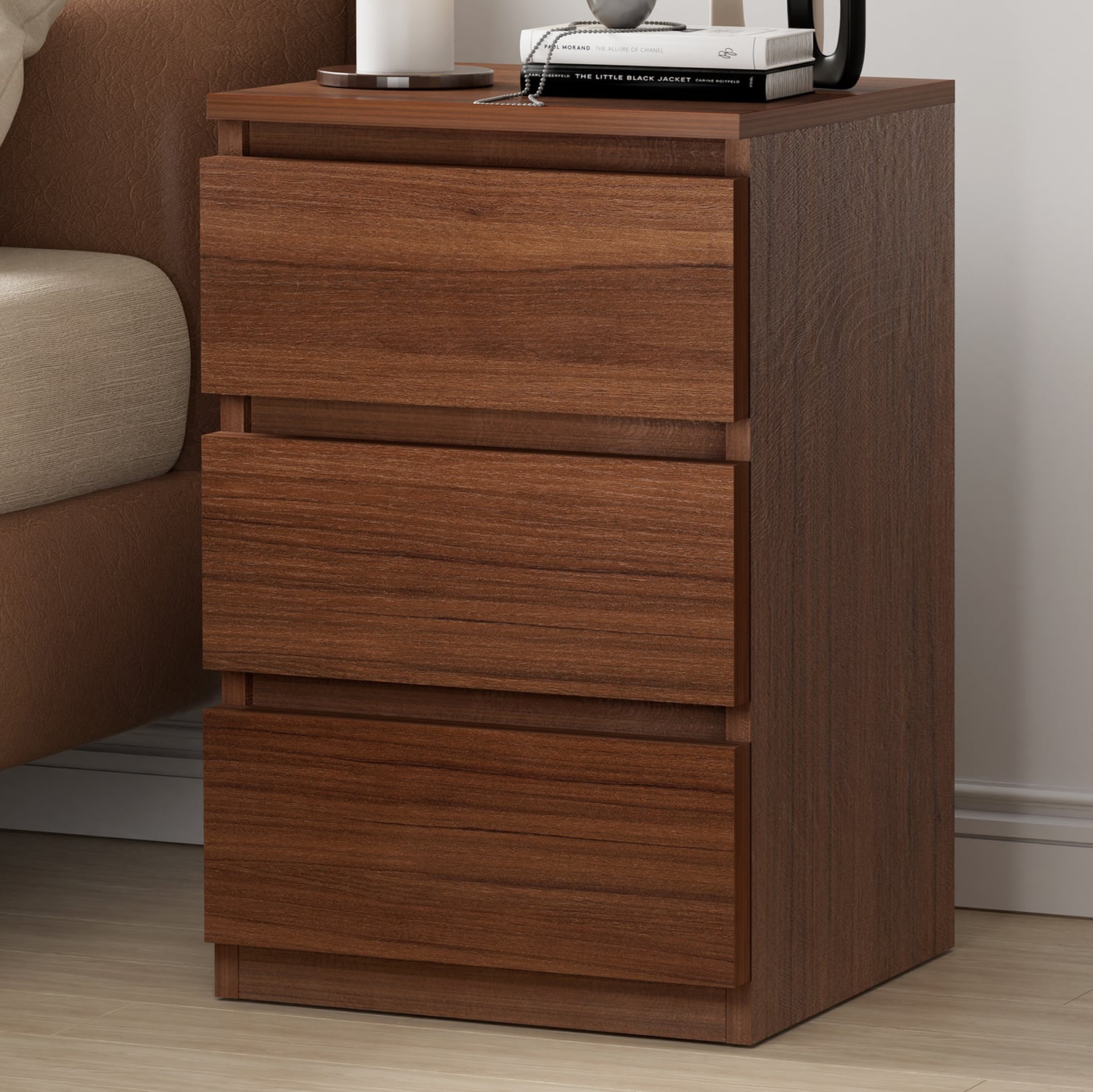 Regal 3 Drawer Bedside Table