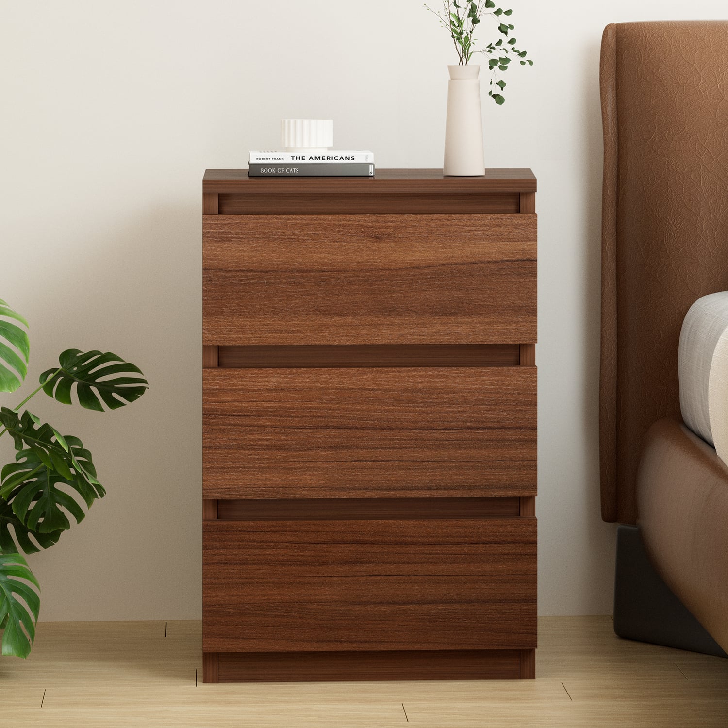 Regal 3 Drawer Bedside Table